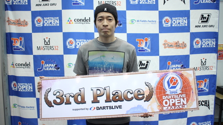 OPEN　シングルス　3位