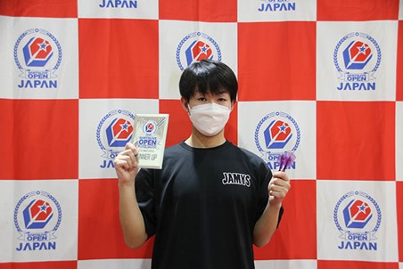 OPEN 3　シングルス　2位