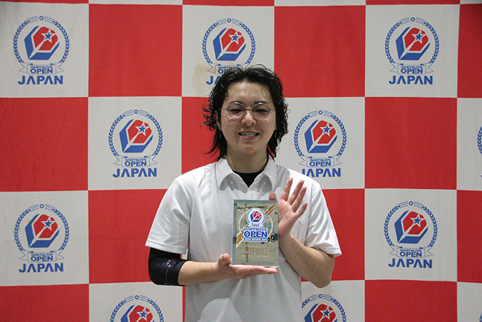 OPEN 2　シングルス　3位