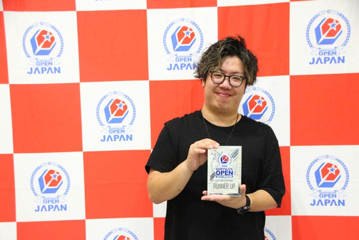 OPEN MAX　シングルス　2位