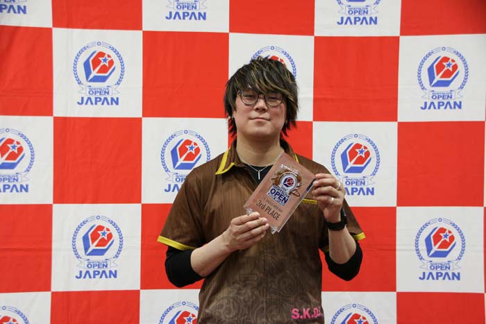 OPEN MAX　シングルス　3位