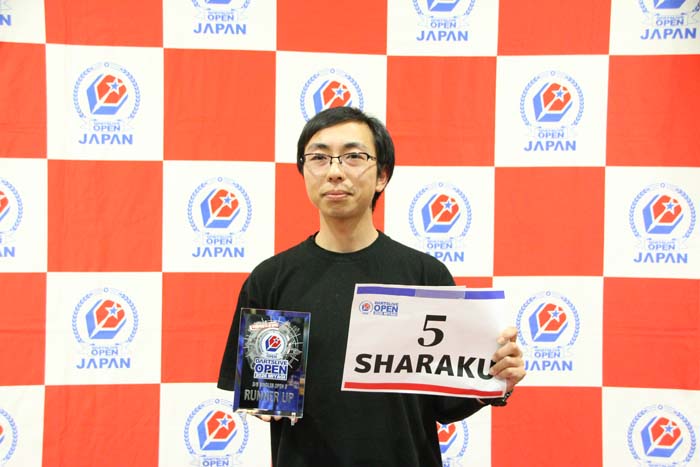 OPEN 3　シングルス　準優勝