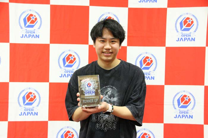 OPEN 2　シングルス　準優勝