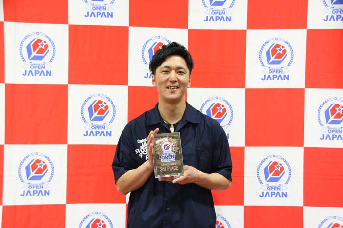 OPEN 2　シングルス　3位