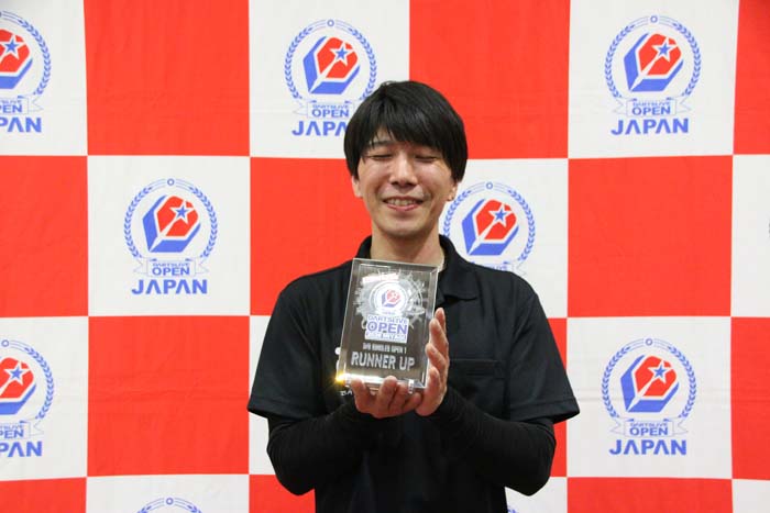 OPEN 1　シングルス　準優勝