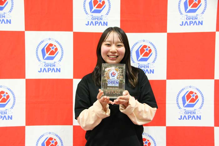 OPEN 1　シングルス　3位